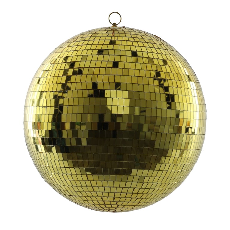 Gold 40cm Disco Ball Home Decor and Party Decoration Bauble