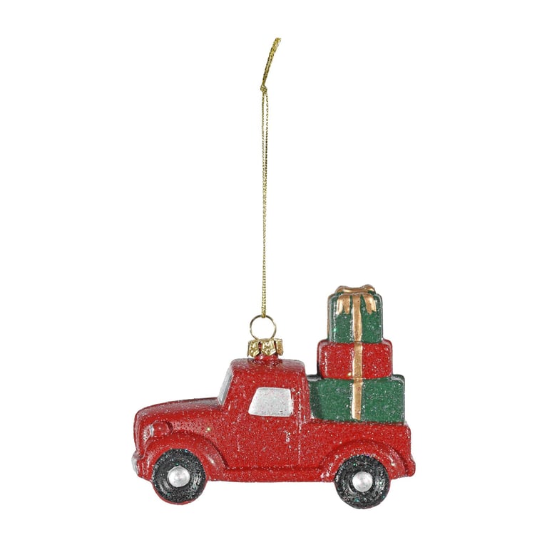 Truck with Gift Hanging Decoration - Festive Home and Party Decor