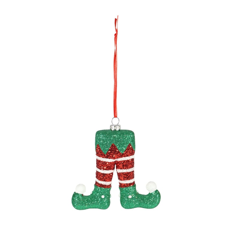 Elf Stocking Hanging Decoration - Festive Home Decor for Holidays