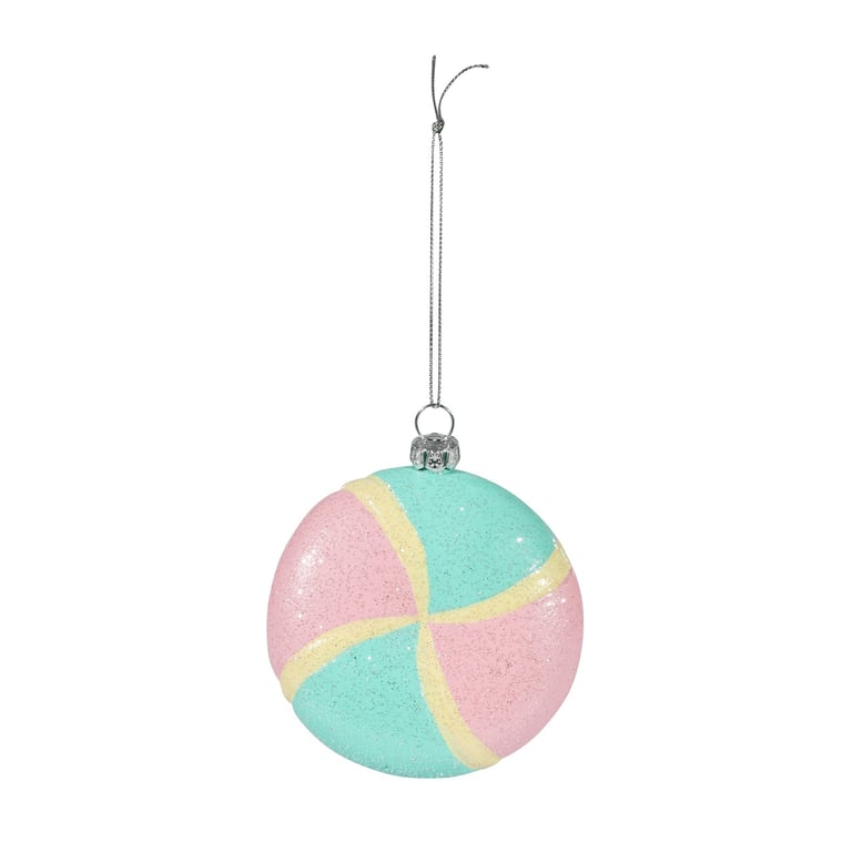 Pastel Round Candy Hanging Decoration - Whimsical Home Garden Decor and Party Favor Idea