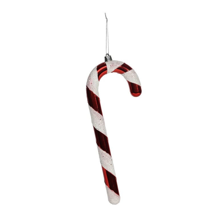 Candy Cane Hanging Decoration - Festive 25cm Christmas Ornament for Home Holiday Decorations