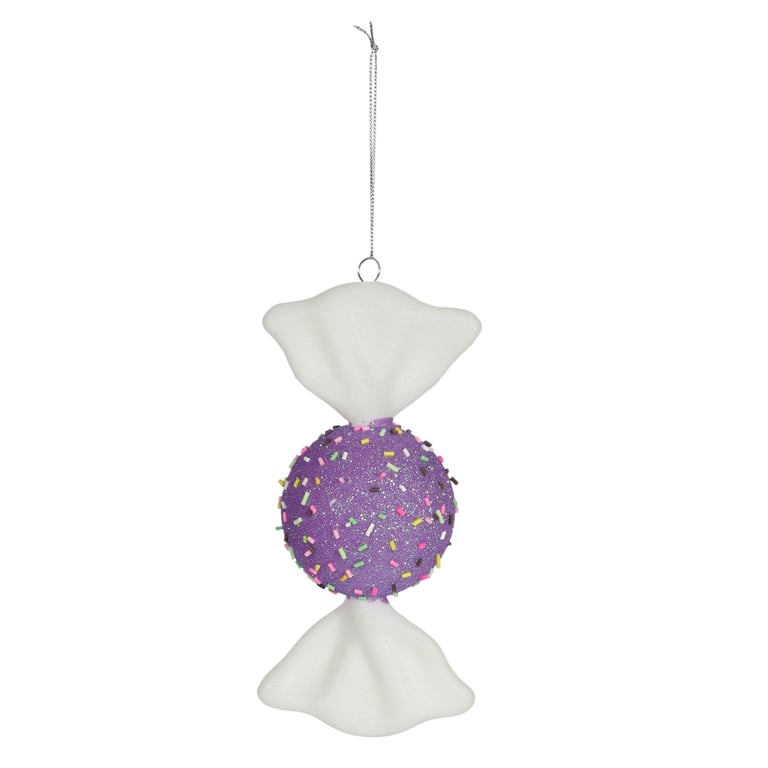 Purple Round Candy Hanging Decoration - 18cm Home and Garden Ornament for Party Supplies and Kitchen Decor Ideas
