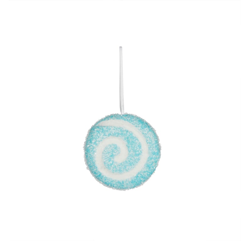 Turquoise Swirl Hanging Decoration - Bohemian Home Decor Wall Art