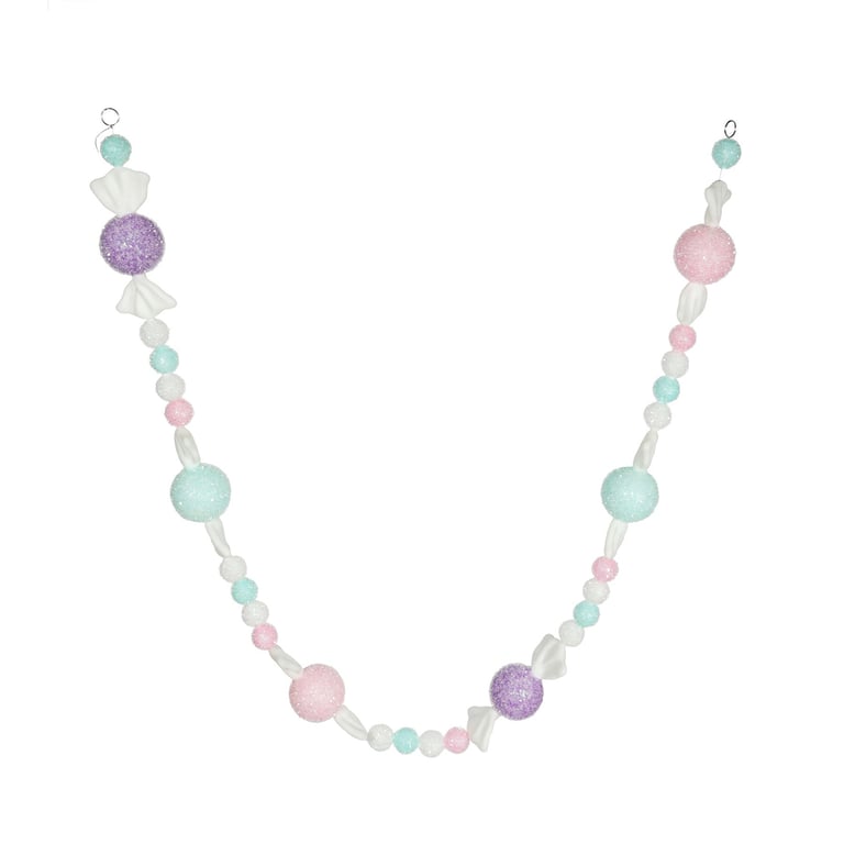 Pastel Candy Garland - Sweet Home Decor & Party Decoration, 1.83m Long
