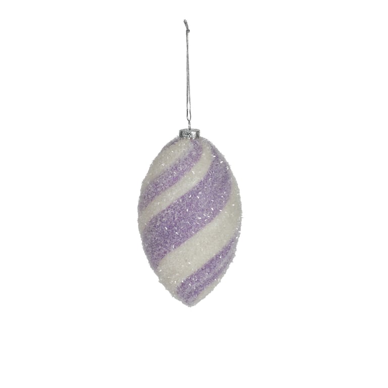 Purple Finial Hanging Decoration - 20cm Luxury Home Decor for Kitchen and Bathroom