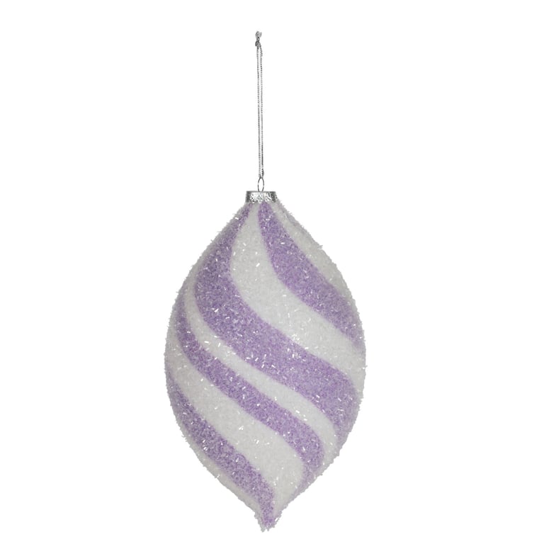 Purple Finial Hanging Decoration - 27cm Luxury Bedroom Home Decor Accessory