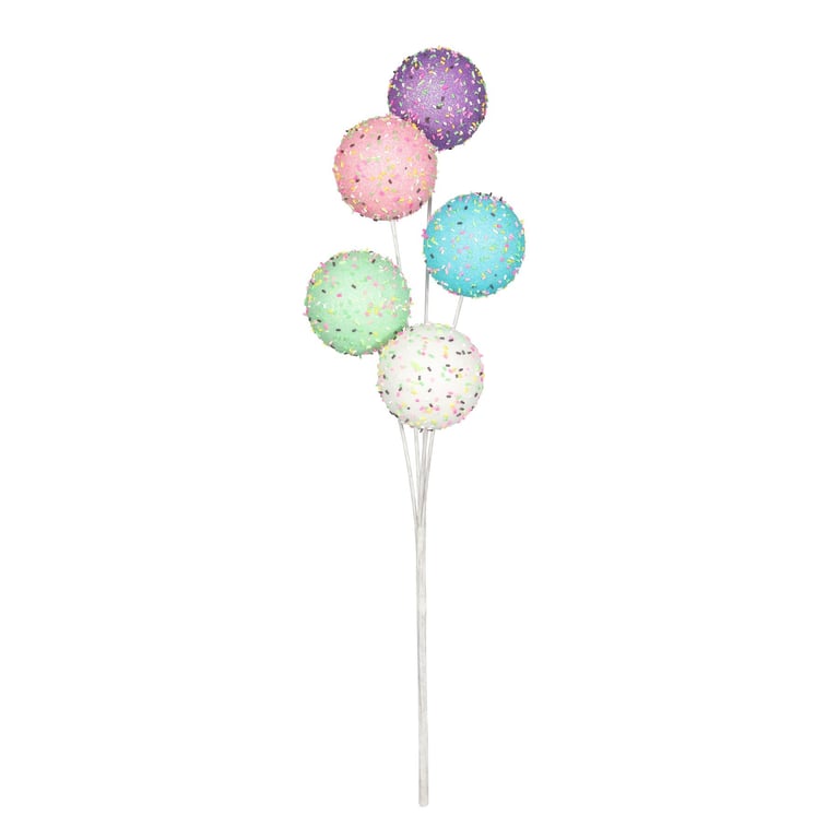 Multi Coloured Sparkle Ball Spray - 61cm Diameter Event Decoration Ball for Home Decor and Party Supplies