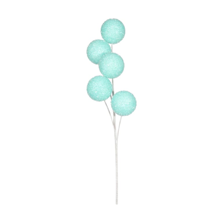 Turquoise Sparkle Ball Spray - Large Home Decor and Garden Decoration for Parties and Events