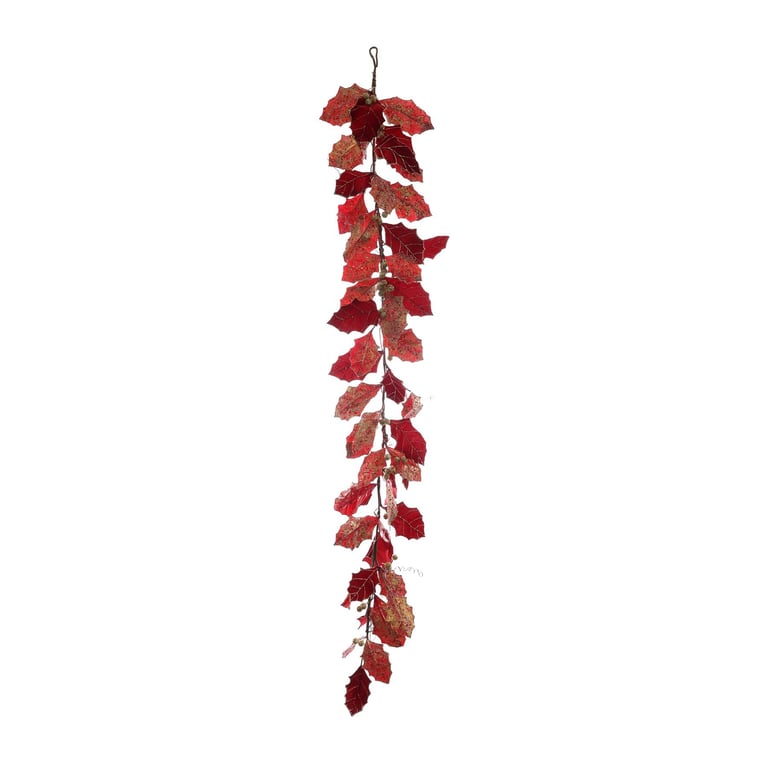 Red Gold Berry Garland - 180cm Home Decor Holiday Decoration Accessory