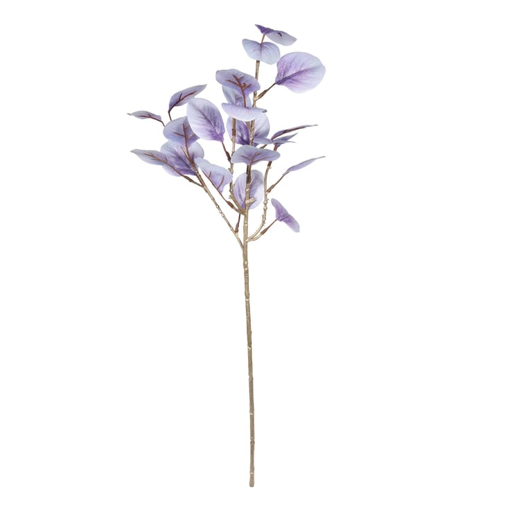 Purple Eucalyptus Stem - 60cm Long Home Decor Indoor Plant Decoration