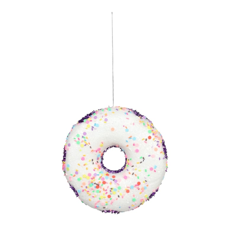 Iced Donut Hanging Decoration - Sweet Wall Art for Home and Kitchen Decor