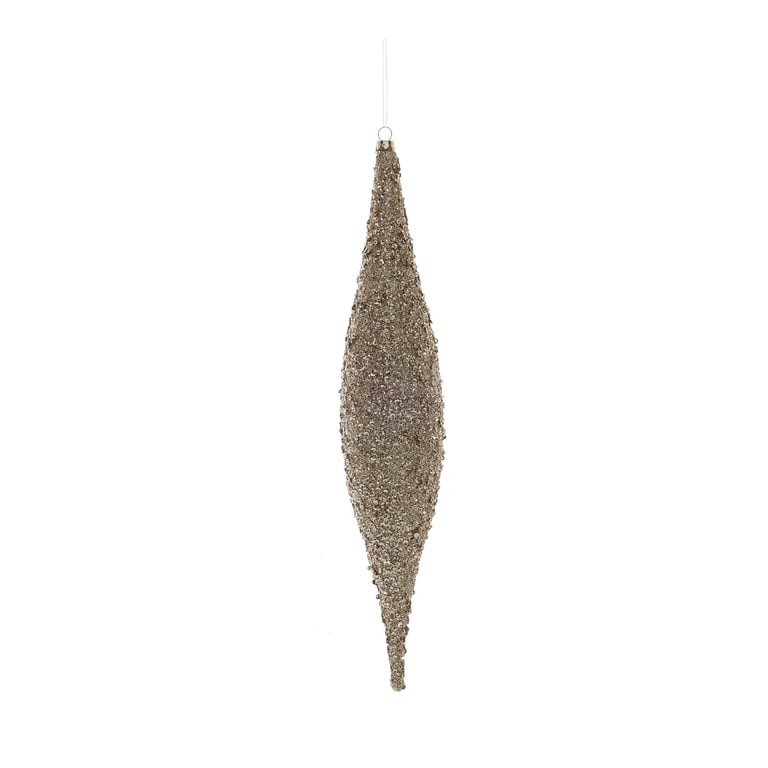 Gold Glitter Drop Hanging Decoration for Home Decor and Party Accents