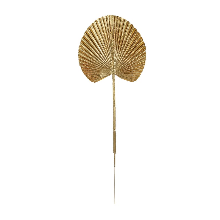 Gold Glitter Palm Stem - Elegant Party Decoration and Home Decor Item