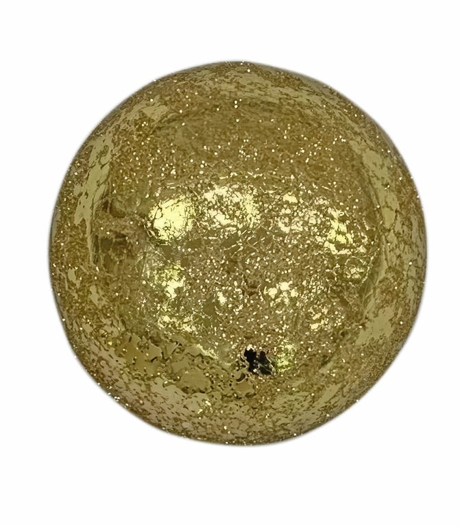 9cm Gold Metallic Bauble - Elegant Home Decor Christmas Ornament