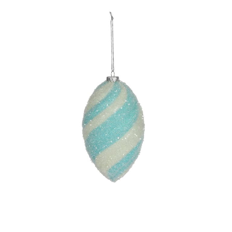 Turquoise Finial Hanging Decoration - 20cm Home and Garden Accent Piece