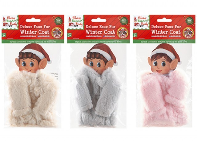 Naughty Elf Fur Coat - Assorted Colors for Winter Warmth & Festive Fashion