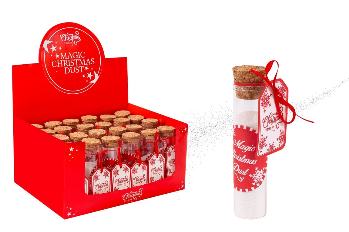 Magic Christmas Dust Bottle - Holiday Home Decor and Sparkle Christmas Glow Enhancer