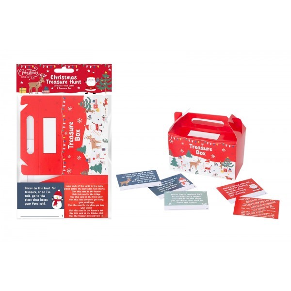 Christmas Treasure Hunt: Indoor Family Fun Holiday Party Game for Kids and Adults