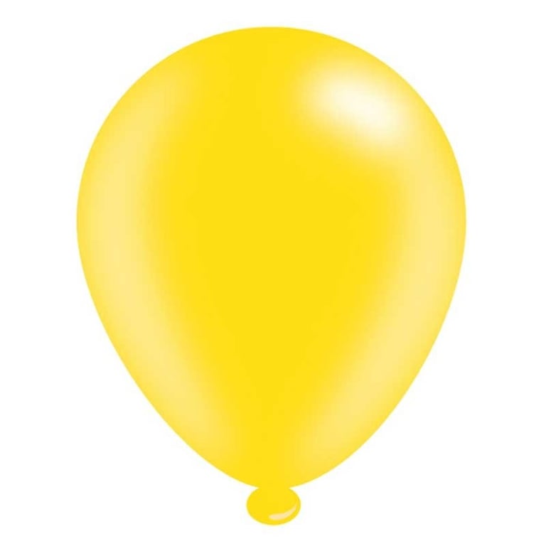 Yellow Party Balloons - 8pk Pack for Birthday Decorations and Celebrations
