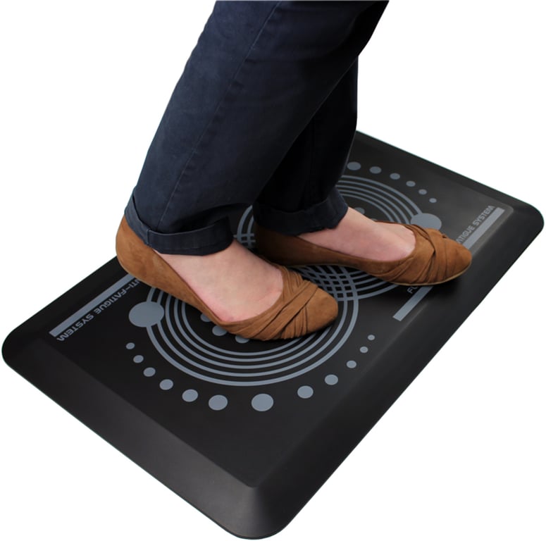 AFS-TEX 2000 Active Anti-Fatigue Standing Mat - Anti-Microbial & Non-Slip for Office and Home Use