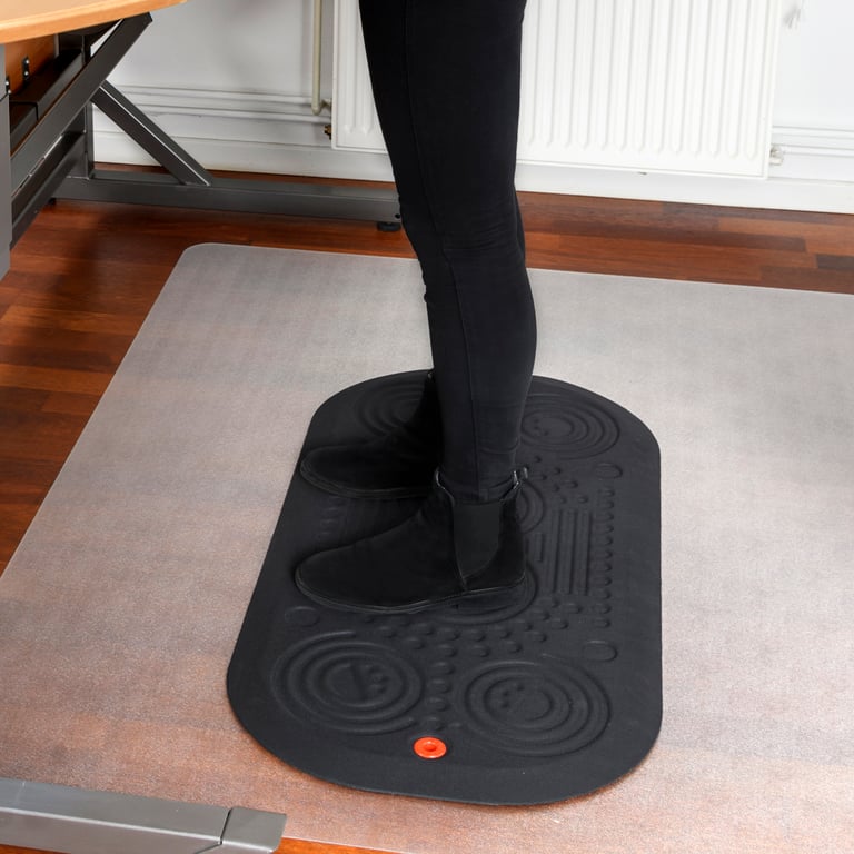 AFS-TEX 3000X Black Anti-Fatigue Standing Mat - Ergonomic & Non-Slip Protection