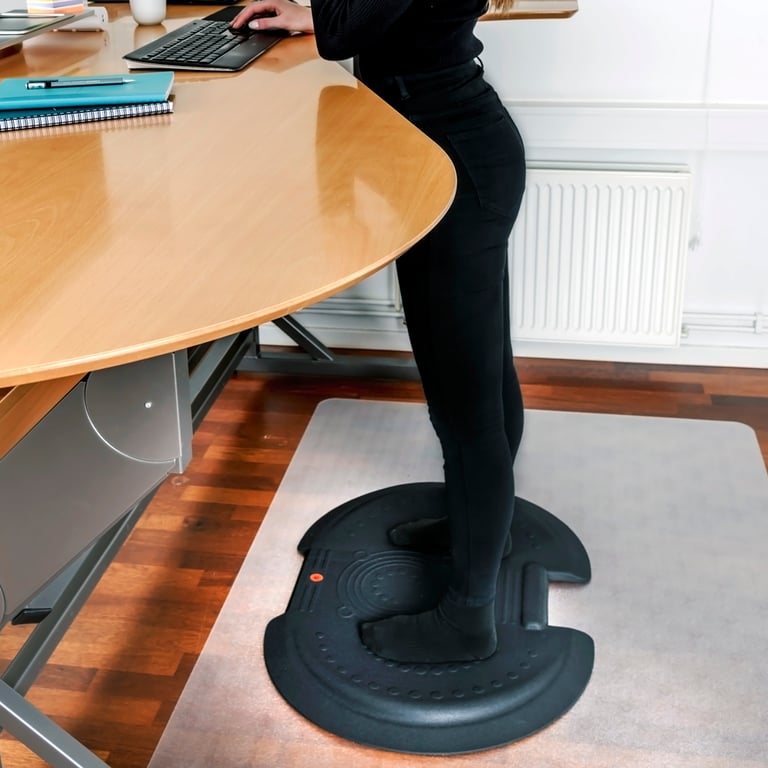 AFS-TEX 5000X Anti-Fatigue Mat - Ergonomic Support for Standing Desks & Office Use