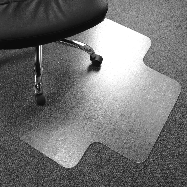 Advantagemat Vinyl Lipped Chair Mat - Durable Carpet Protection & Ergonomic Solution, Phthalate-Free, 20-Year Warranty