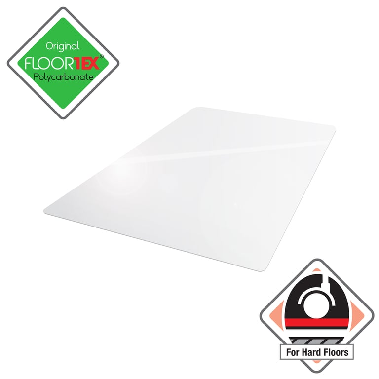 Cleartex Ultimat Polycarbonate Chair Mat - Ergonomic Protection for Hard Floors with 40 Year Warranty