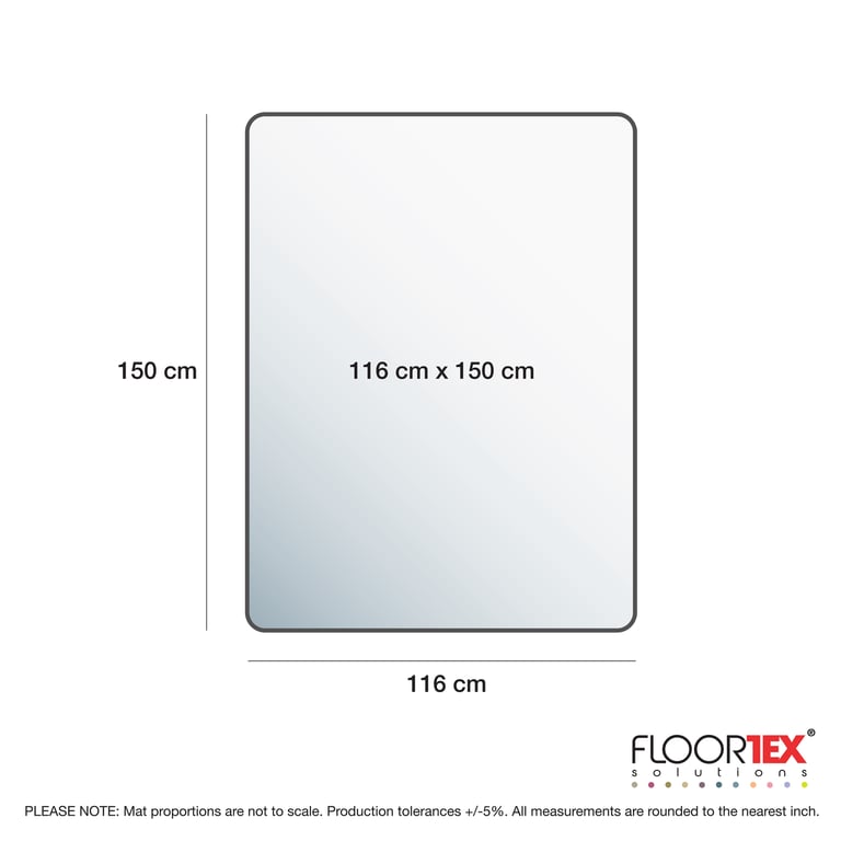 Cleartex Ultimat Polycarbonate Chair Mat - Ergonomic Protection for Hard Floors with 40 Year Warranty