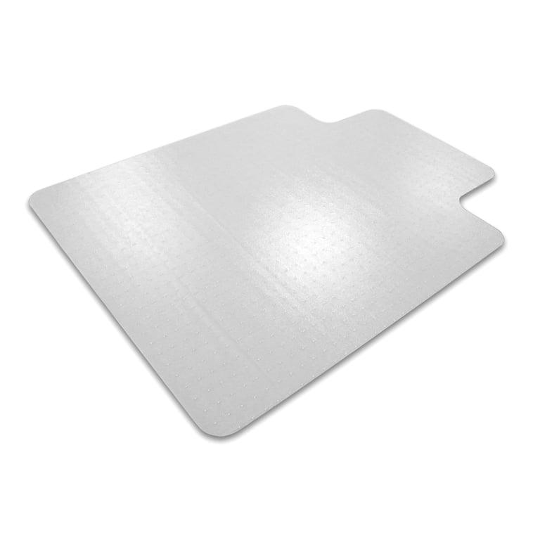Cleartex Advantagemat PVC Lipped Chair Mat - Durable Hard Floor Protector with 20-Year Warranty
