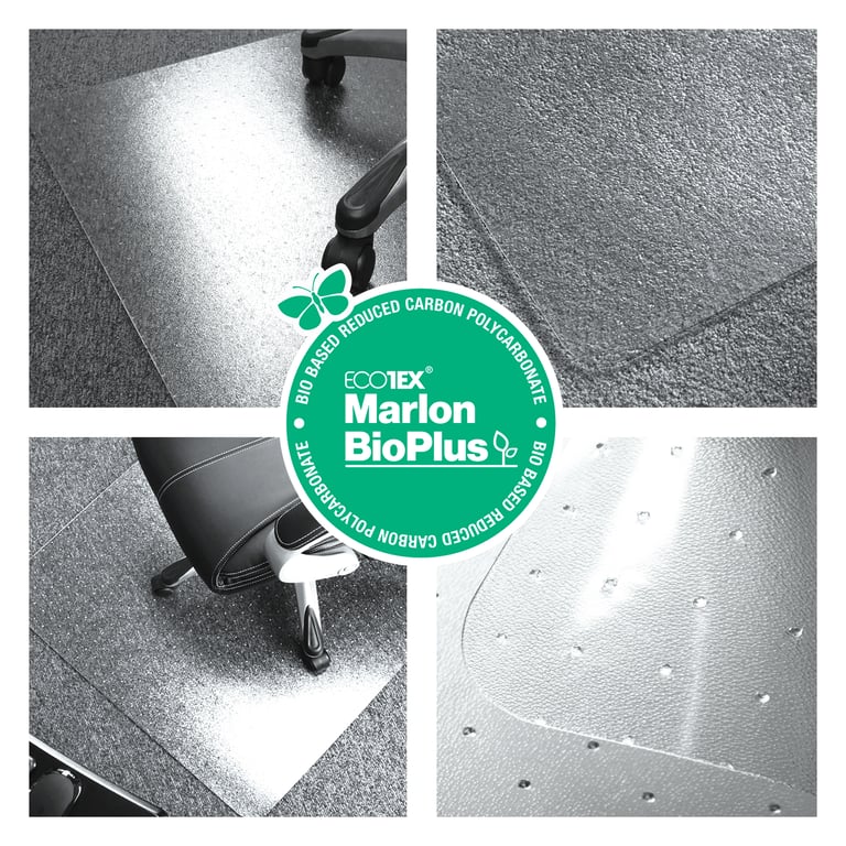 Ecotex BioPlus Polycarbonate Chair Mat - Eco Friendly, Carbon Neutral, 40 Year Warranty