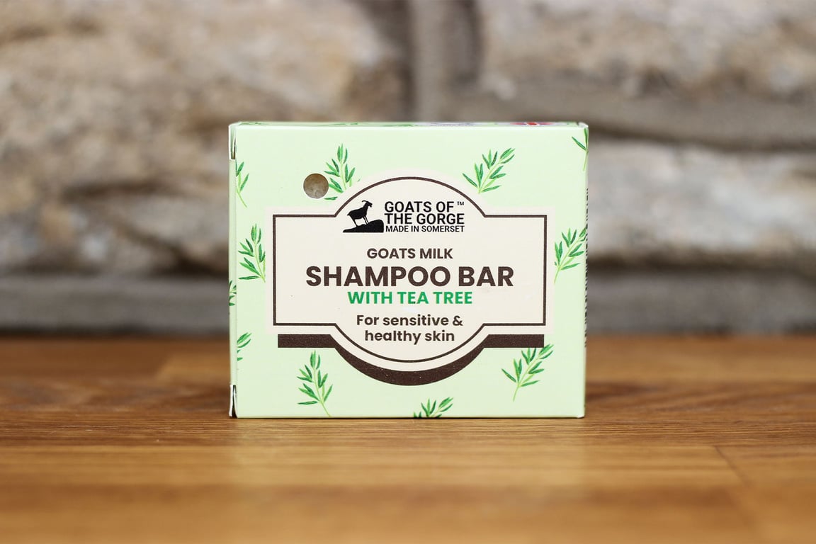 Natural Goats Milk Shampoo Bar with Tea Tree Oil - Moisturizing and Rejuvenating Skin Care