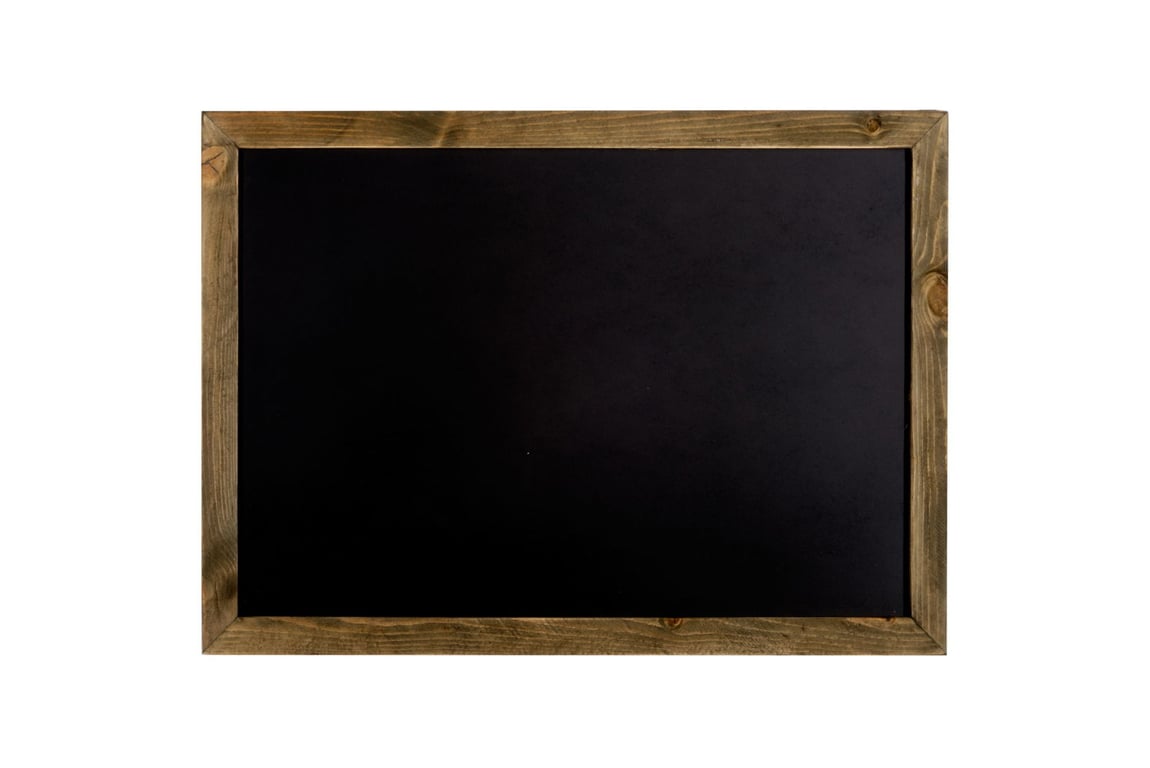 Wooden Edge Blackboard - Vintage Look Wall Hanging Chalkboard