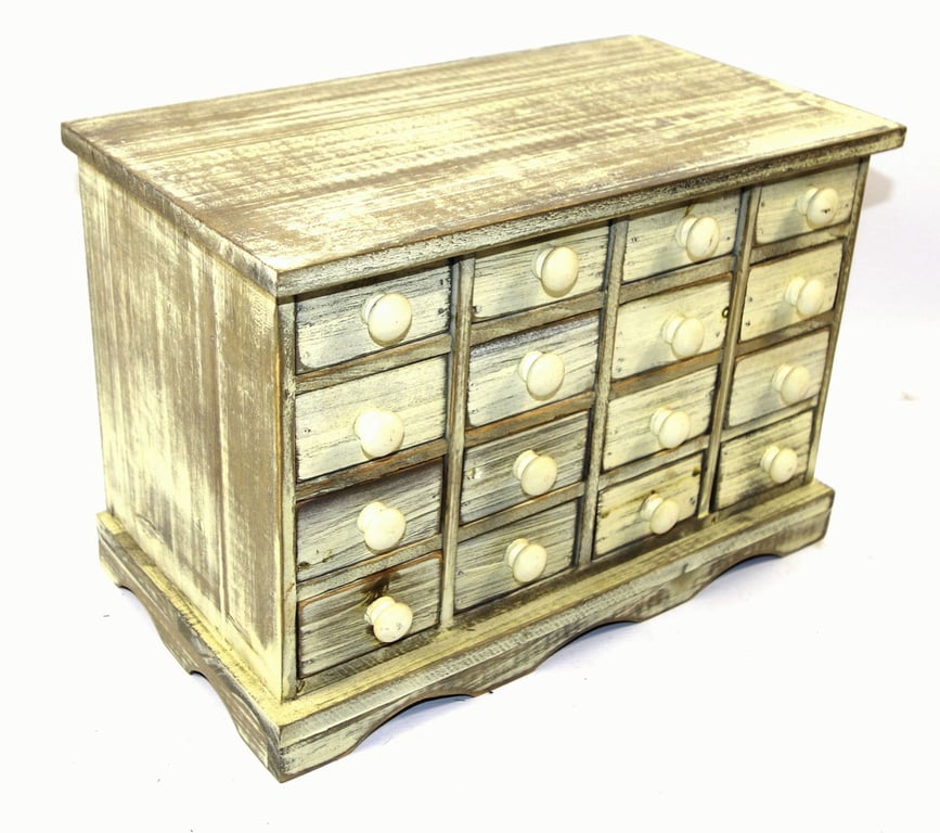 White Storage Drawers - Modern Home Organization Solutions by Geko Products, 35x19x24cm