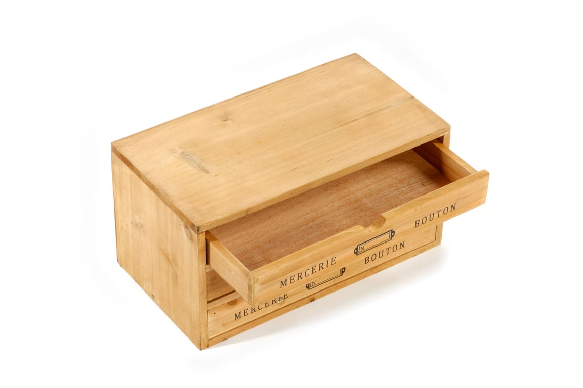 Three Drawer Shabby Chic Storage Organizer for Office, Kitchen, and Living Room
