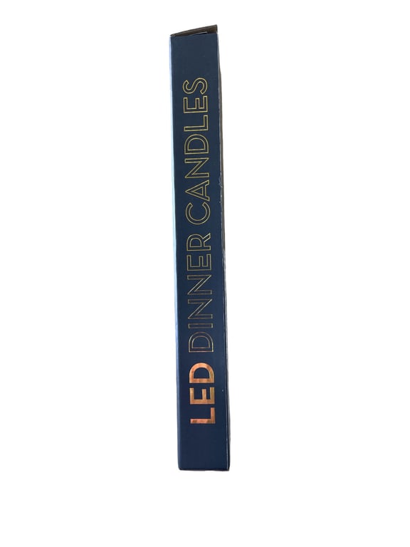 Energy-Efficient LED Twist Candles - Safety & Long-Lasting Ambiance Pack of 2
