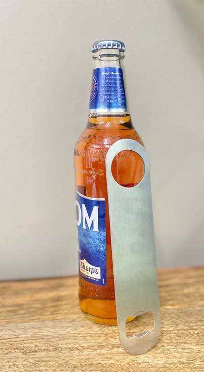 Stainless Steel Spinner Ring Bottle Opener - Ideal for Professionals and Home Bars