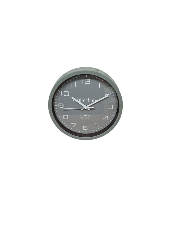 Grey Tonal Wall Clock - Stylish 20cm Home Decor Timepiece