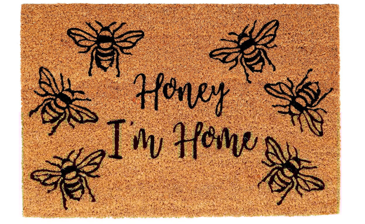 Coir Doormat - Honey I m Home Mat for Housewarming Gift