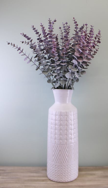 Dried Blush Eucalyptus Spray - Polyurethane Construction for Long Lasting Decor