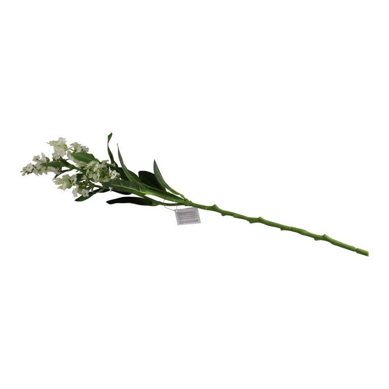 Faux Lavender Spray with Cream Flowers - 63cm Home Decor Accessory
