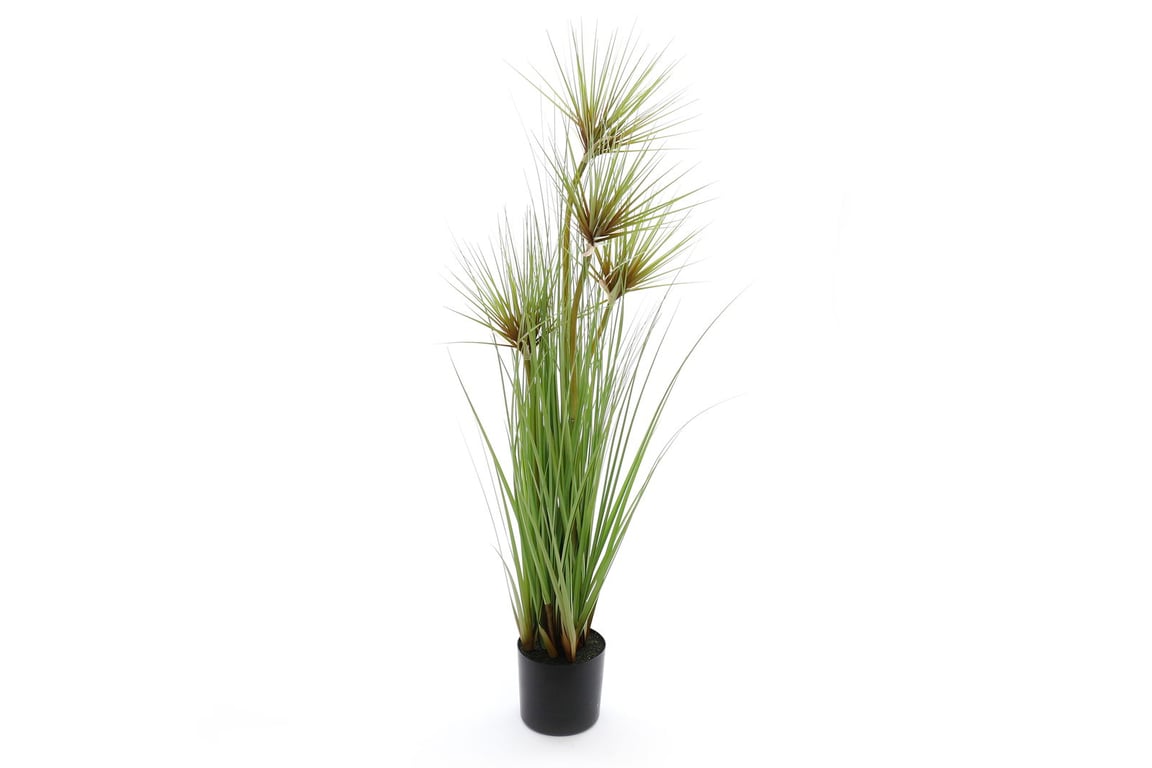 Artificial Green Papyrus Plant 95cm - Realistic, Low Maintenance Decor for Home or Office