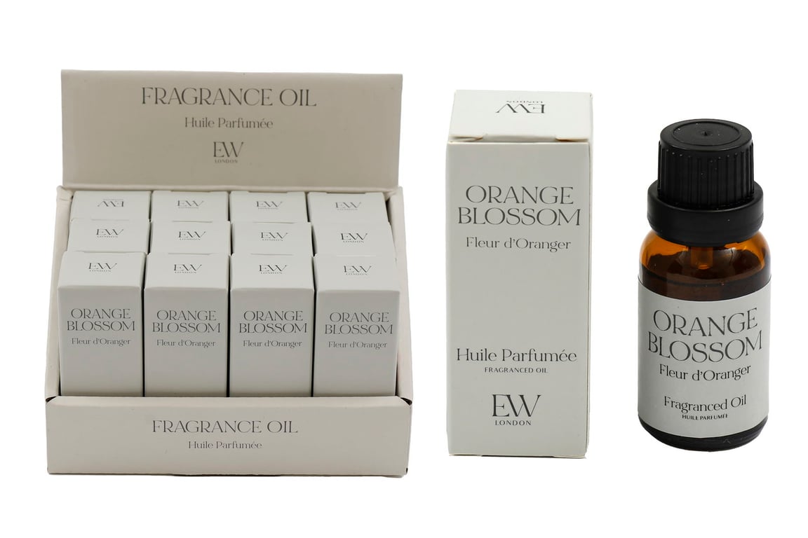 Orange Blossom Scented Oil for Burner - Uplifting Home Fragrance in 15ml Tube