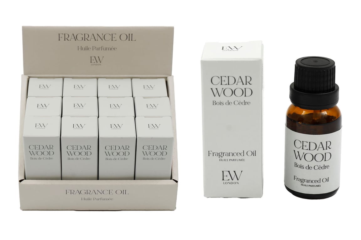 Cedar Wood Scented Oil for Burner - Earthy Fragrance and Calming Home Scent