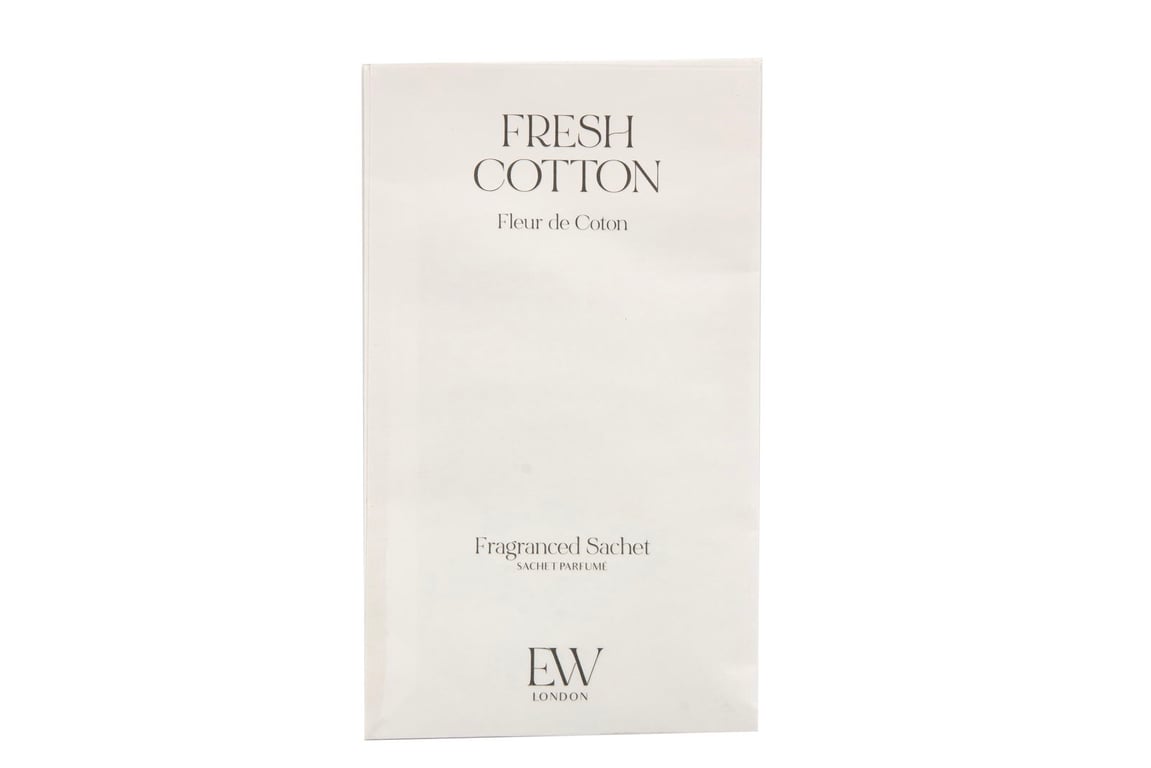 Fresh Cotton Scented Sachet - Long Lasting Drawer and Cupboard Freshener