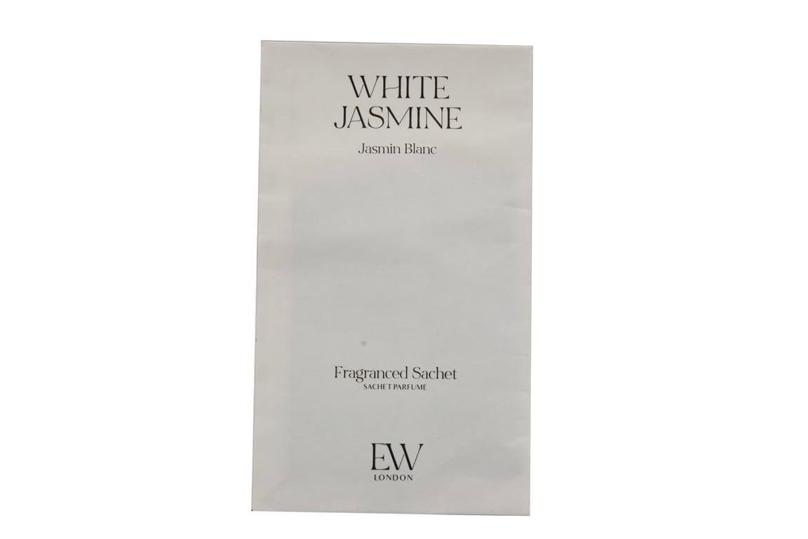 White Jasmine Scented Sachet - Long-Lasting Home Fragrance for Drawers and Cupboards