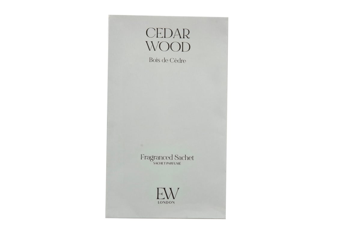 Cedar Wood Scented Sachet - Natural Fragrance for Home Drawer and Cupboard Freshening