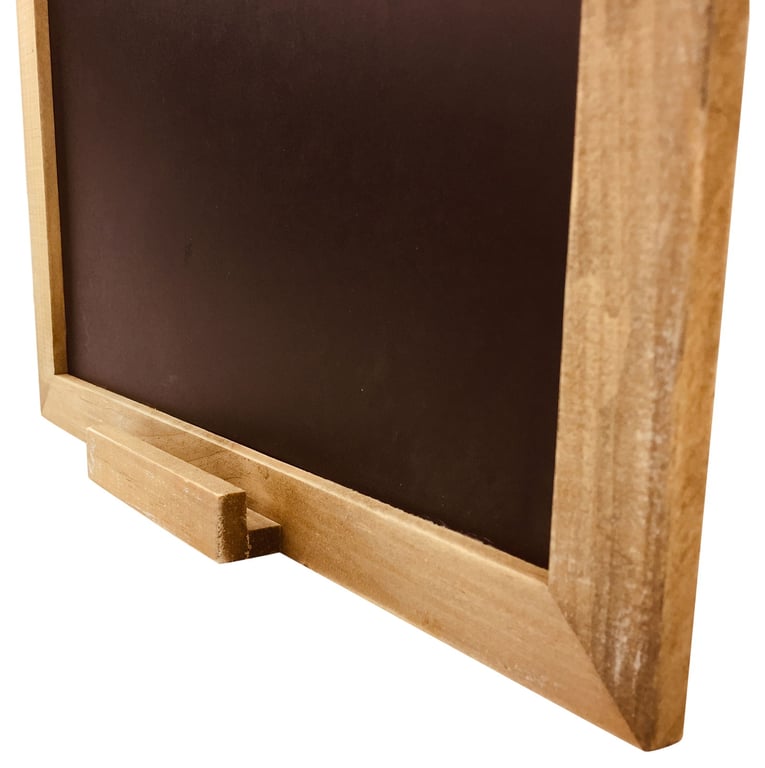 Rustic General Store Blackboard - Durable Pine Wood Writing Board with Vintage Style and Easy Wall Mounting