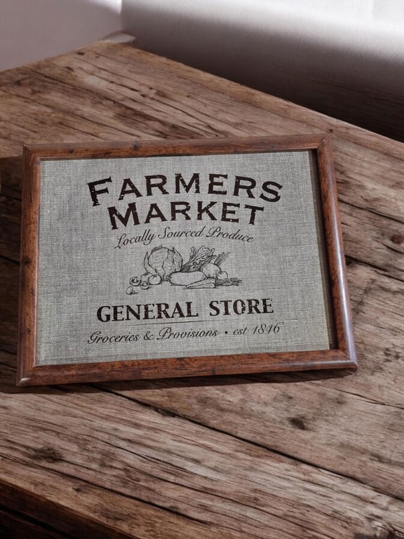 Farmers Market Lap Tray - Comfortable Couch Eating Tray for TV Snacks and Kitchen Essentials