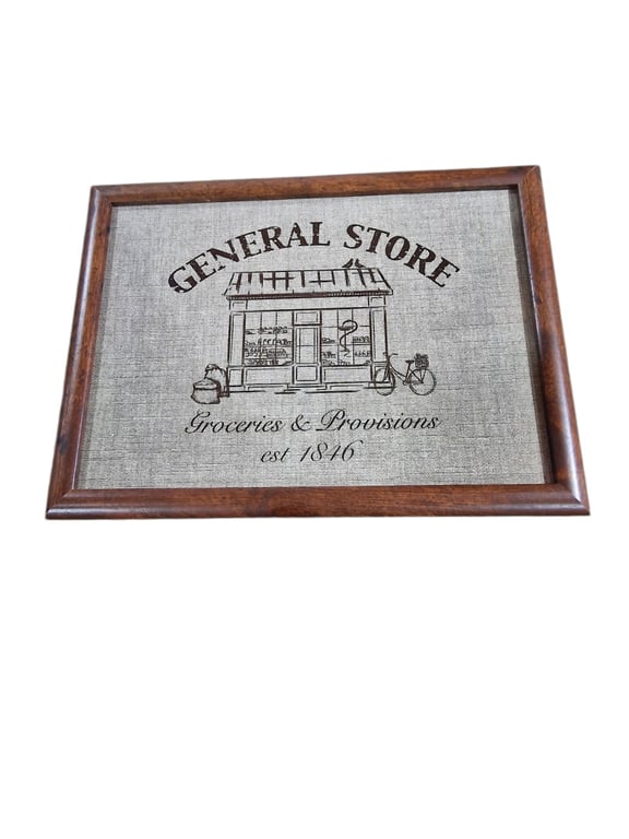 General Store Lap Tray - Comfortable Home Kitchen Tray for Eating on the Couch or Watching TV